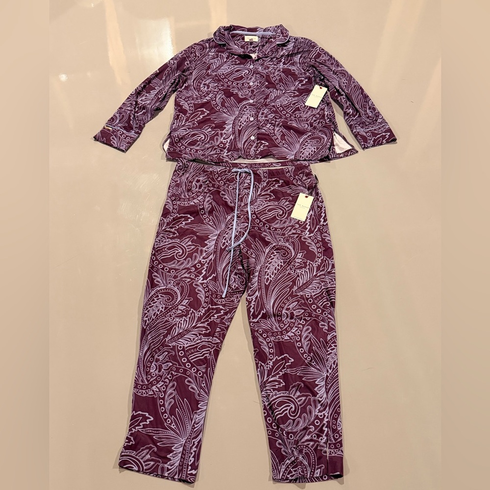 Ted Baker Purple Paisley PJ Set